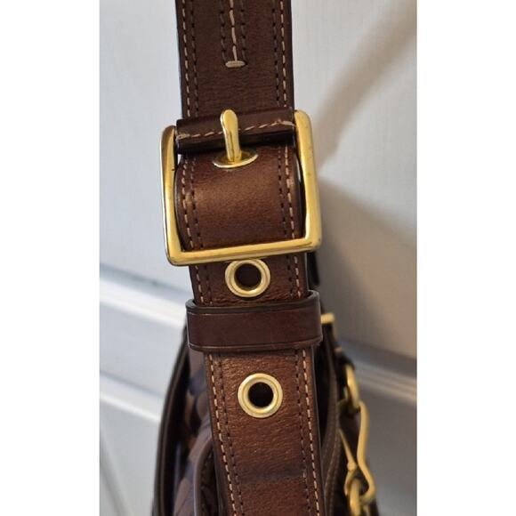 Coach Brown Signature Jacquard Shoulder Bag with Gold Hardware 12460 main image 10